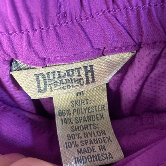 Duluth Trading Company Ultralite Performance Skort Activewear Purple M   211 - Picture 8 of 8